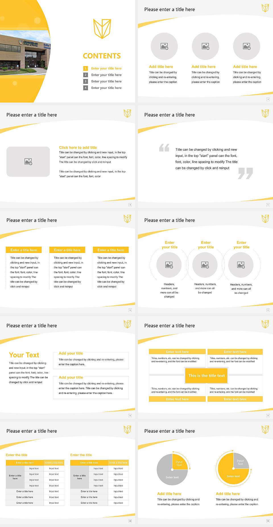 Devry University-Texas Course/Courseware Creation PPT Template4:3 ratio PPT effect preview image2