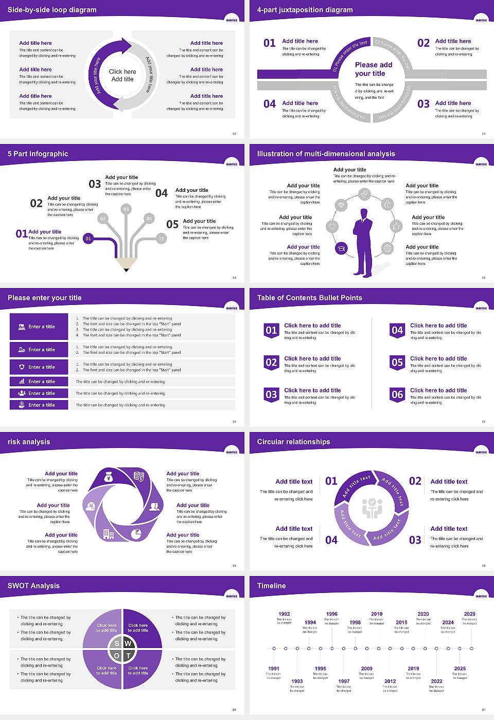 Hunter College Academic Presentation/Research Findings Report PPT Template16:9 ratio PPT effect preview image3