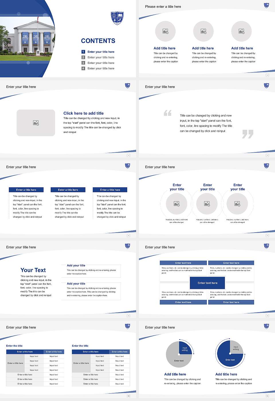 Dillard University Course/Courseware Creation PPT Template16:9 ratio PPT effect preview image2