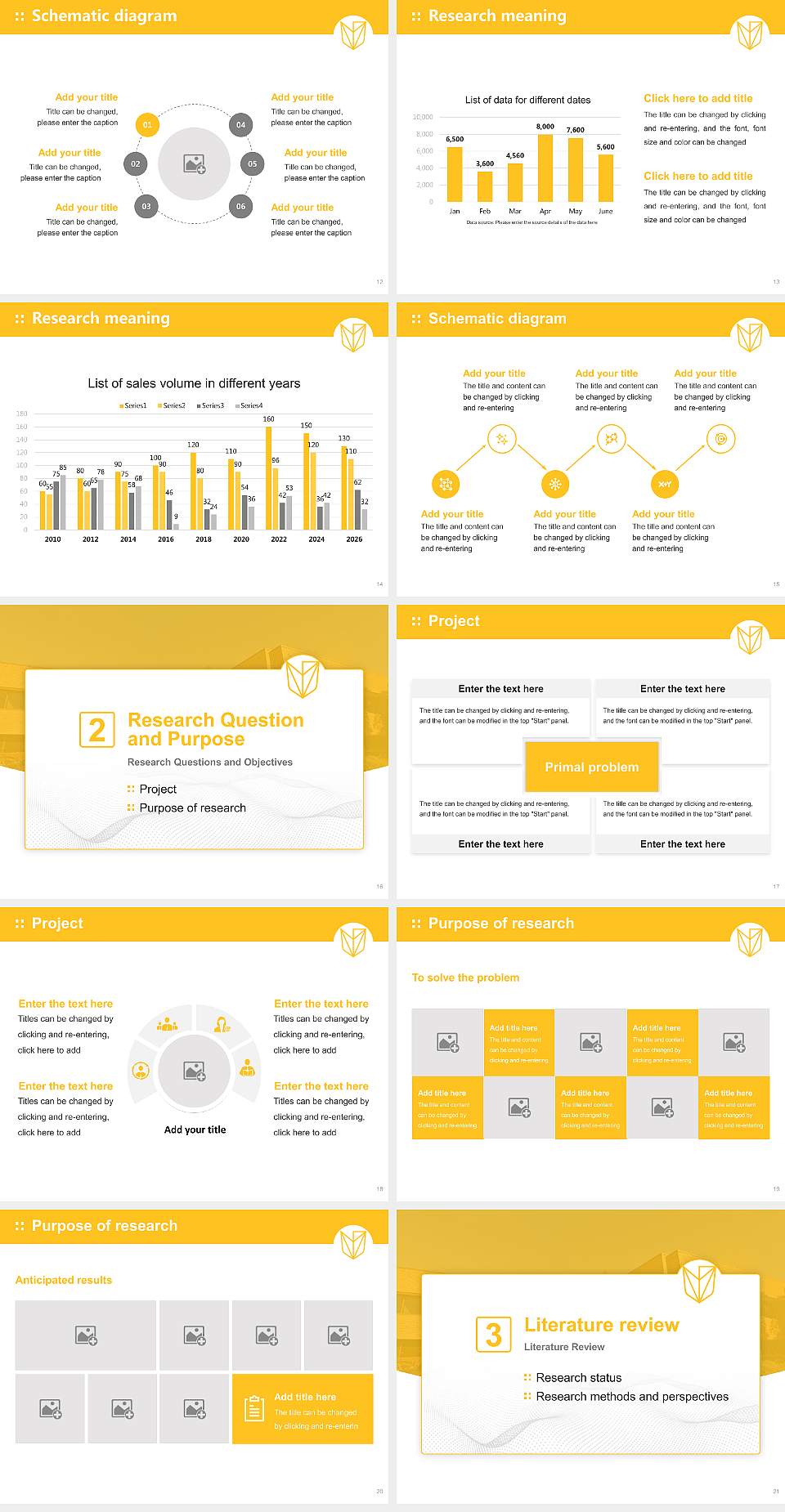 Devry University-Tennessee Graduation Thesis Defense PPT Template4:3 ratio PPT effect preview image3