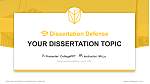 Devry University-California Graduation Thesis Defense PPT Template