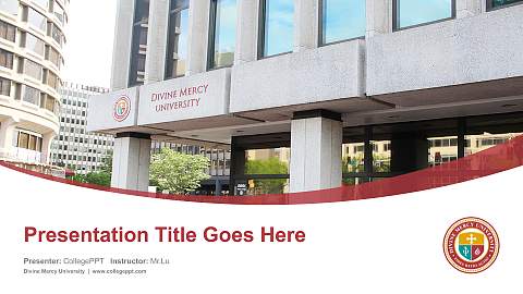 Divine Mercy University Course/Courseware Creation PPT Template