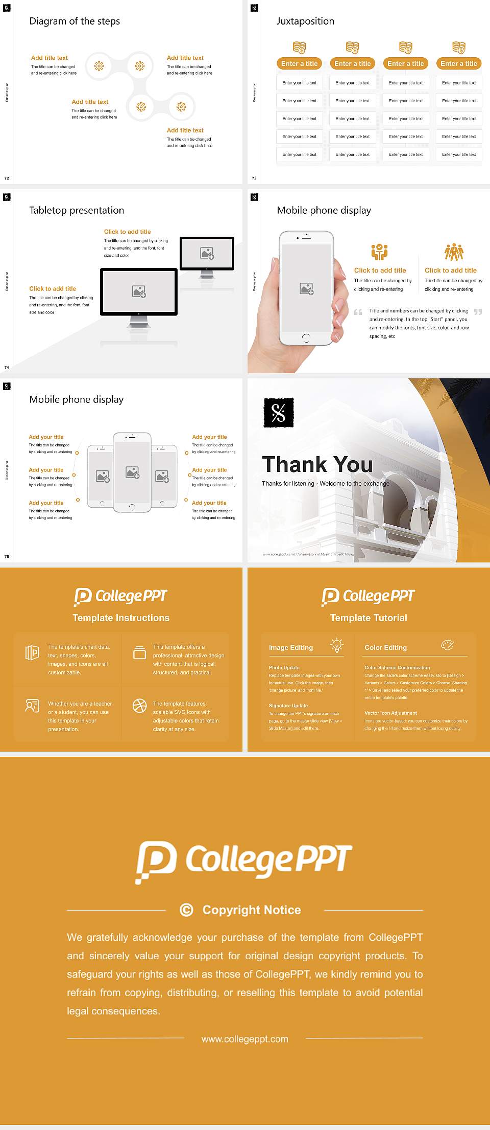 Conservatory of Music of Puerto Rico Competition/Entrepreneurship Contest PPT Template4:3 ratio PPT effect preview image9