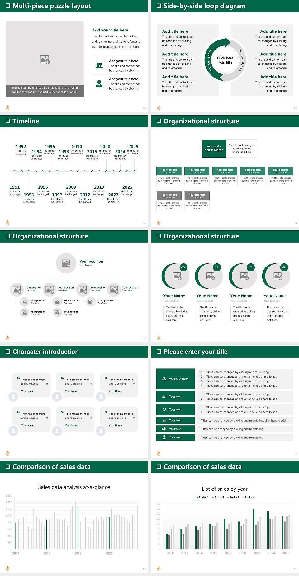 Culinary Institute of America General Purpose PPT Template4:3 ratio PPT effect preview image3