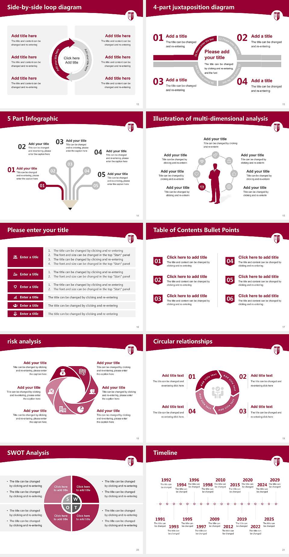 Cumberland University Academic Presentation/Research Findings Report PPT Template4:3 ratio PPT effect preview image3