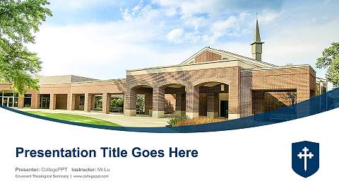 Covenant Theological Seminary Course/Courseware Creation PPT Template