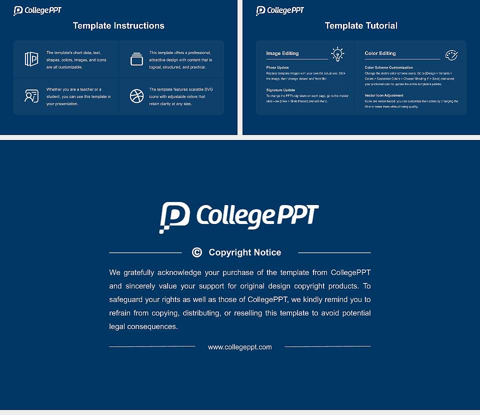 Covenant Theological Seminary Course/Courseware Creation PPT Template16:9 ratio PPT effect preview image5