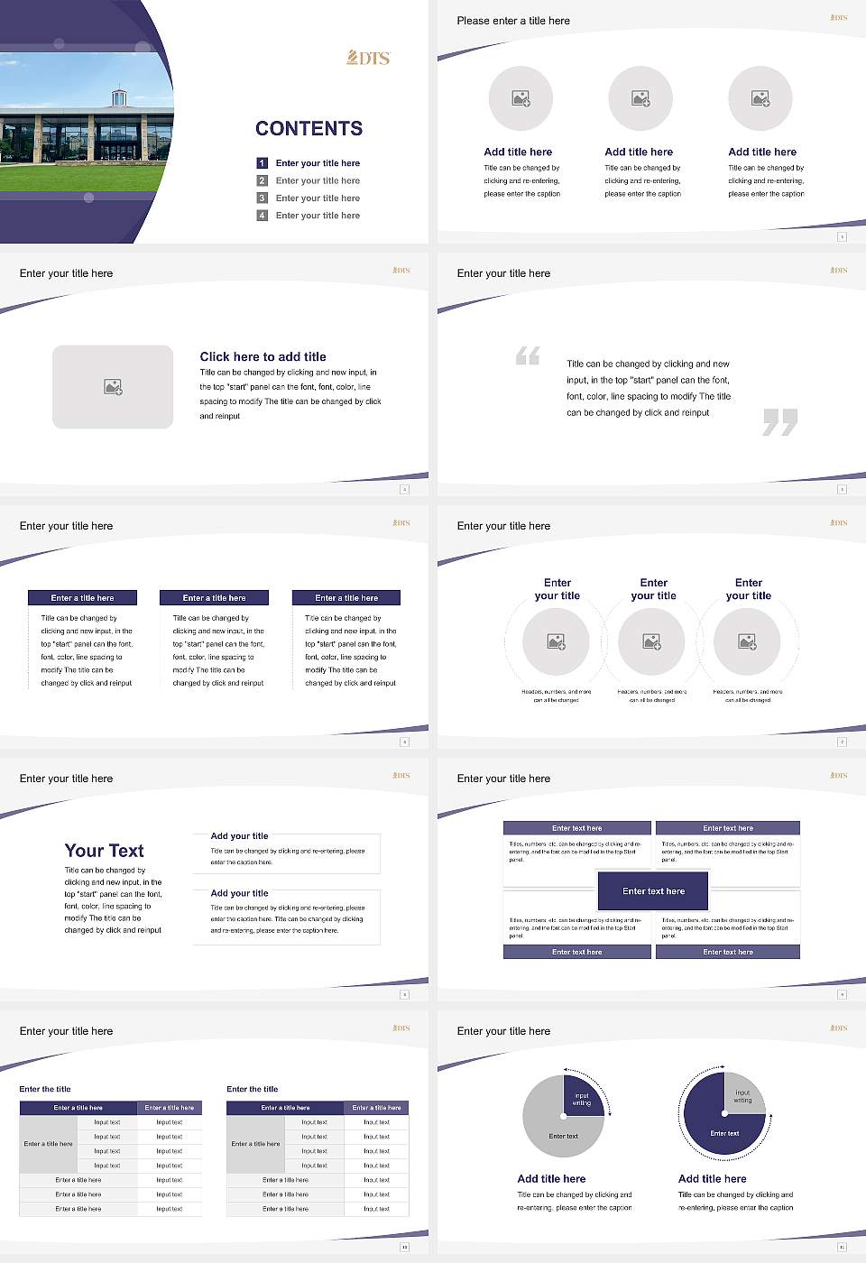 Dallas Theological Seminary Course/Courseware Creation PPT Template16:9 ratio PPT effect preview image2