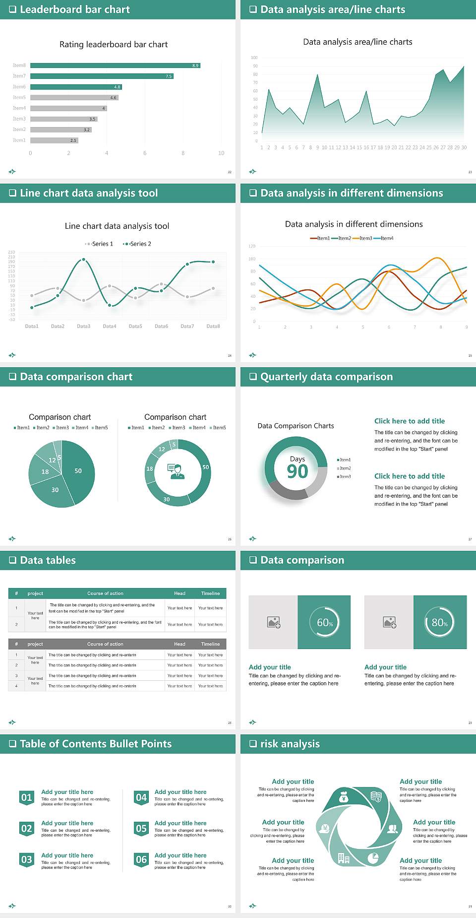 Cox College General Purpose PPT Template4:3 ratio PPT effect preview image4