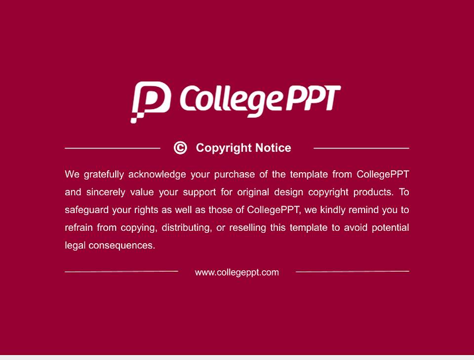 Cumberland University General Purpose PPT Template4:3 ratio PPT effect preview image6