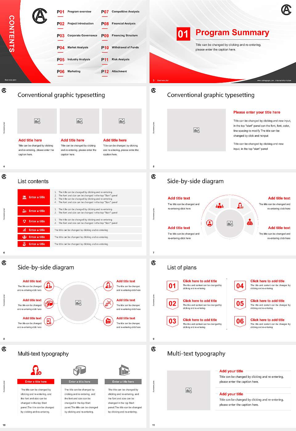 Cranbrook Academy of Art Competition/Entrepreneurship Contest PPT Template16:9 ratio PPT effect preview image2