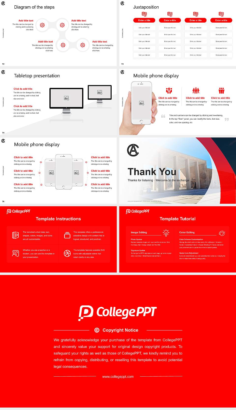 Cranbrook Academy of Art Competition/Entrepreneurship Contest PPT Template16:9 ratio PPT effect preview image9