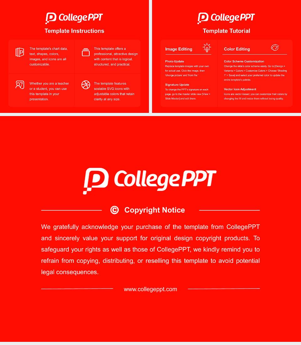 Davenport University Course/Courseware Creation PPT Template4:3 ratio PPT effect preview image5