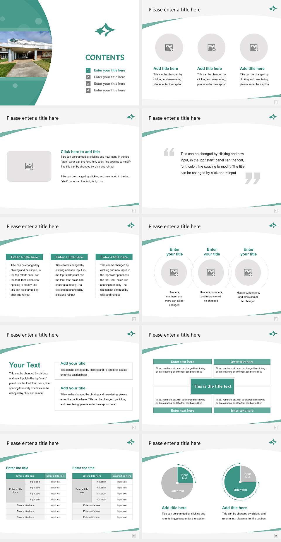 Cox College Course/Courseware Creation PPT Template4:3 ratio PPT effect preview image2