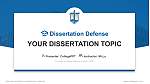 Concordia University-Wisconsin Graduation Thesis Defense PPT Template