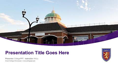 Crown College (Tennessee) Course/Courseware Creation PPT Template