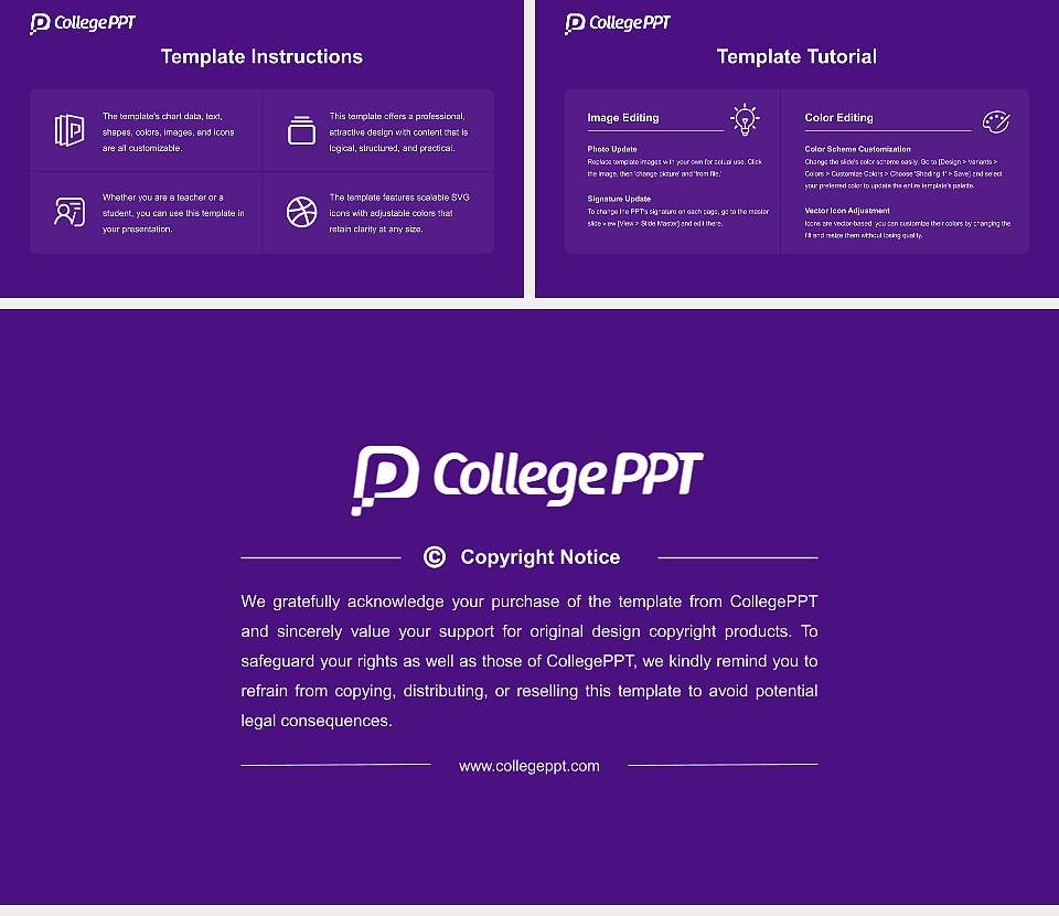 Crown College (Tennessee) Course/Courseware Creation PPT Template16:9 ratio PPT effect preview image5