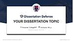 Dallas Baptist University थीसिस रक्षा PPT टेम्पलेट