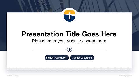 Corban University National Scholarship Defense PPT Template