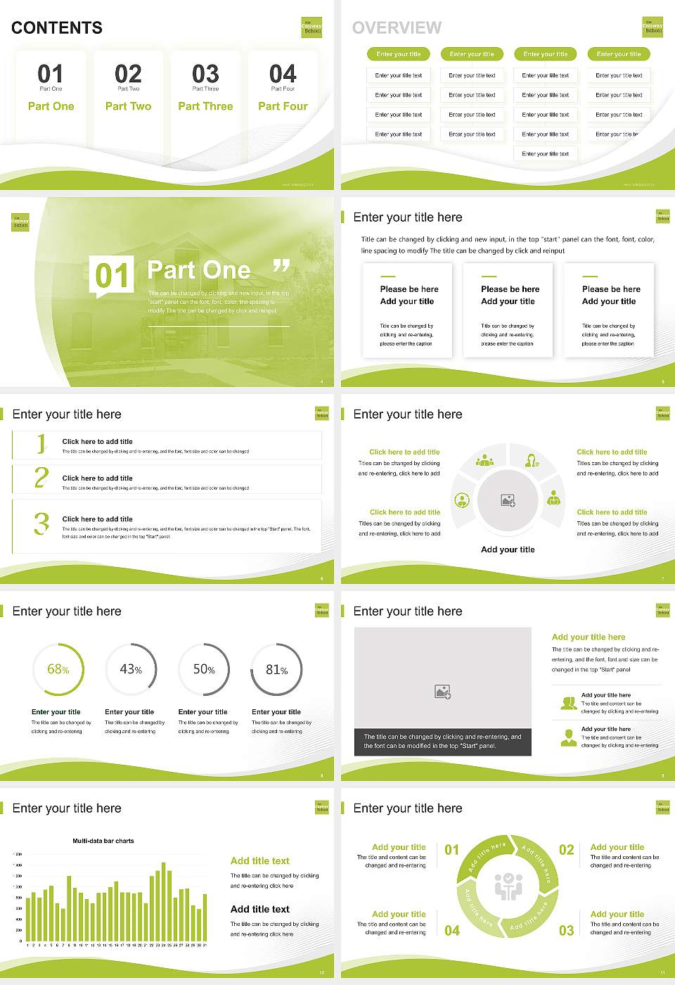 Conway School of Landscape Design Lecture Sharing and Networking Event PPT Template16:9 ratio PPT effect preview image2