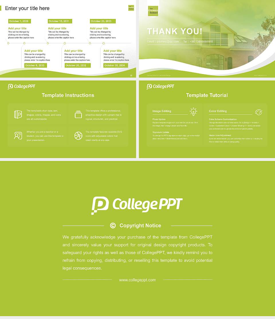 Conway School of Landscape Design Lecture Sharing and Networking Event PPT Template16:9 ratio PPT effect preview image4