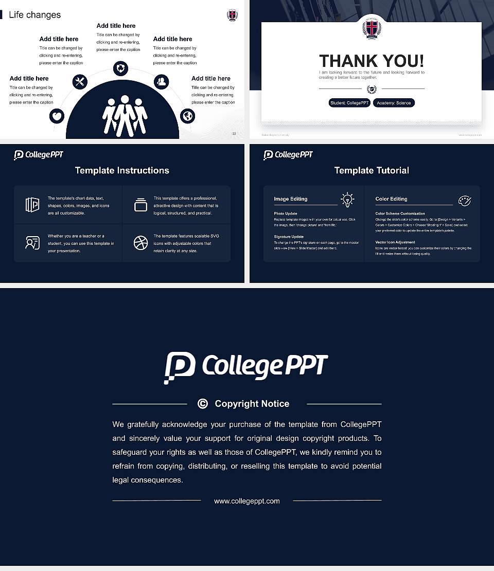 Dallas Baptist University National Scholarship Defense PPT Template16:9 ratio PPT effect preview image4