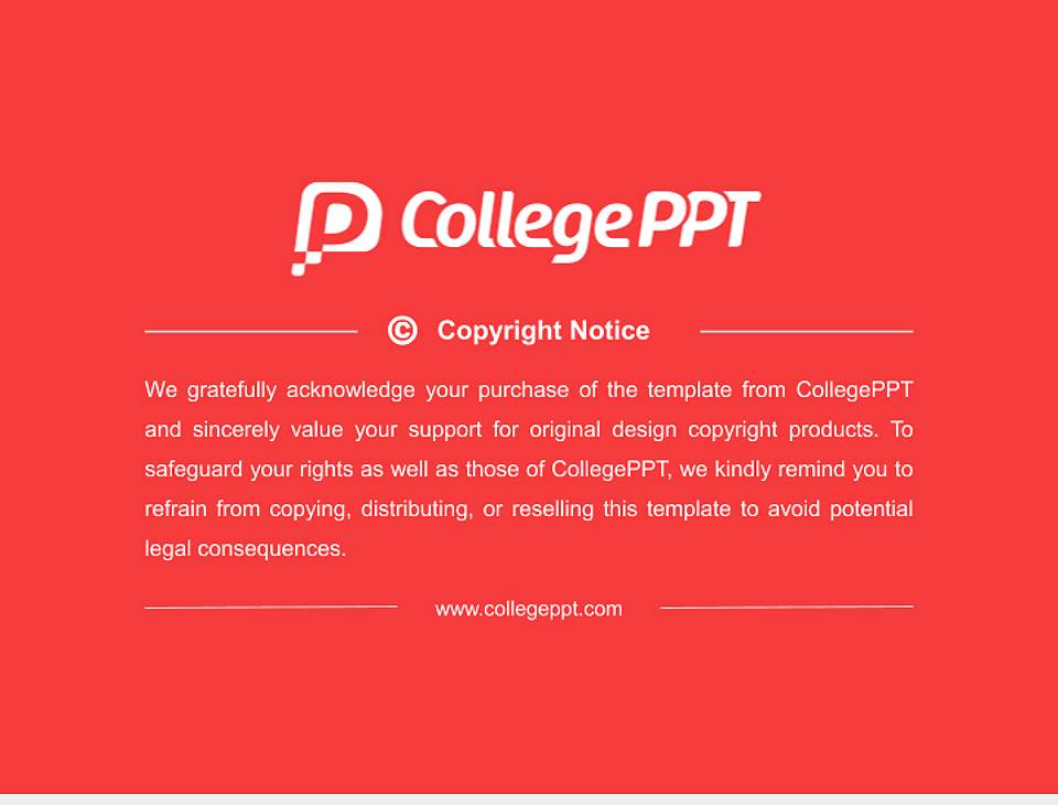 Cuny York College General Purpose PPT Template4:3 ratio PPT effect preview image6