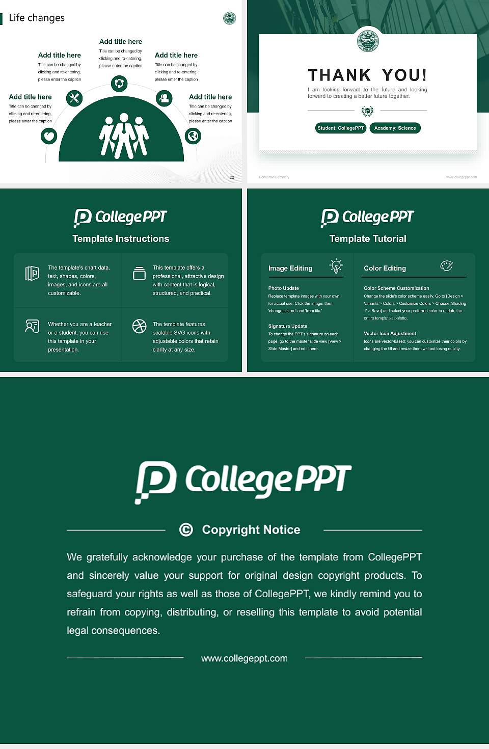 Concordia Seminary National Scholarship Defense PPT Template4:3 ratio PPT effect preview image4
