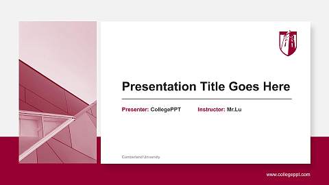 Cumberland University General Purpose PPT Template