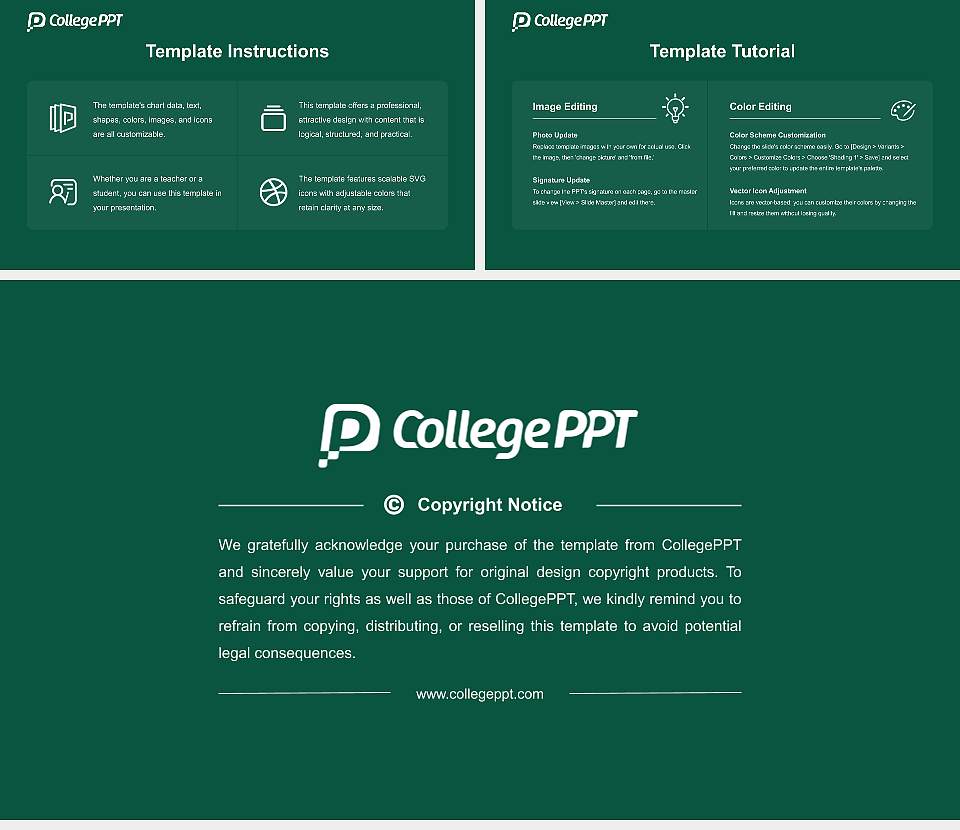 Concordia Seminary Course/Courseware Creation PPT Template16:9 ratio PPT effect preview image5