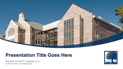 Connecticut College Course/Courseware Creation PPT Template