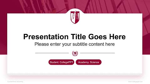 Cumberland University National Scholarship Defense PPT Template