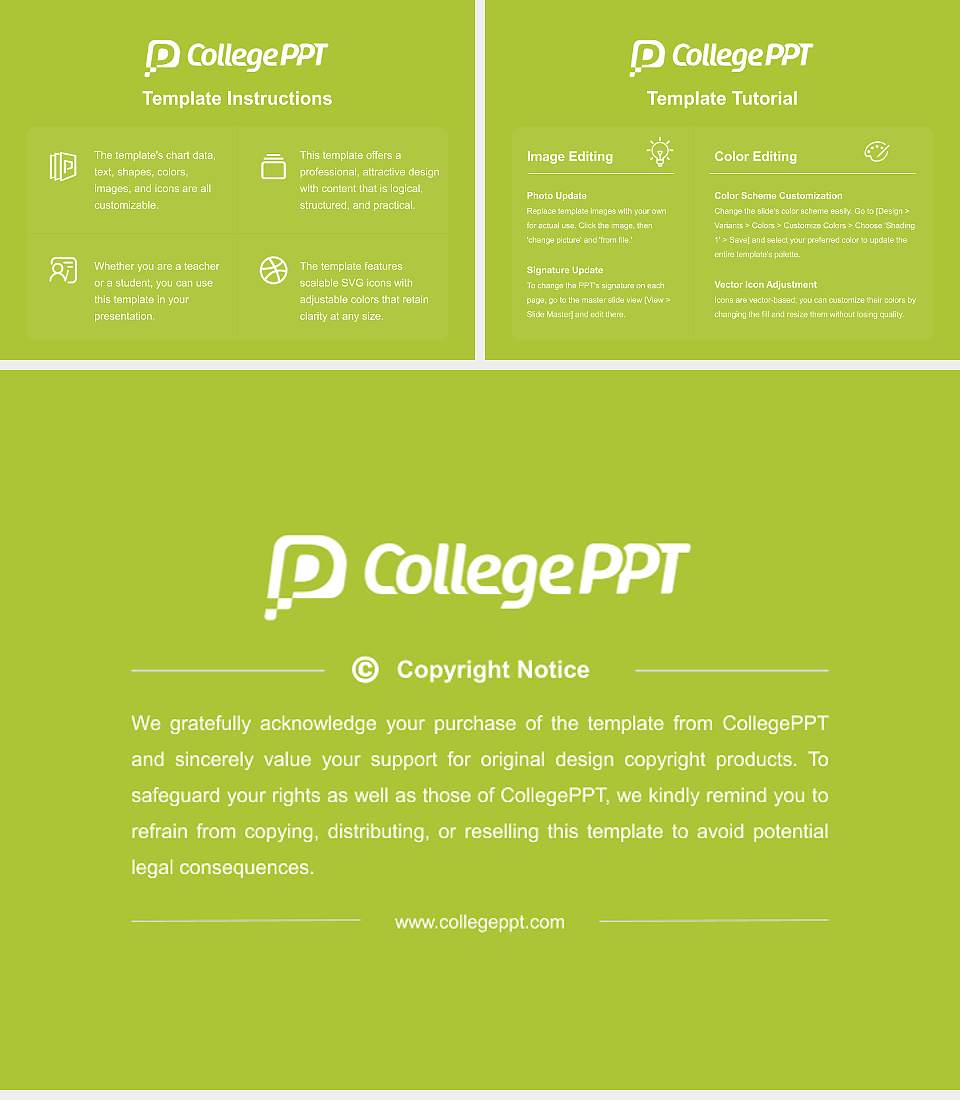 Conway School of Landscape Design Course/Courseware Creation PPT Template4:3 ratio PPT effect preview image5