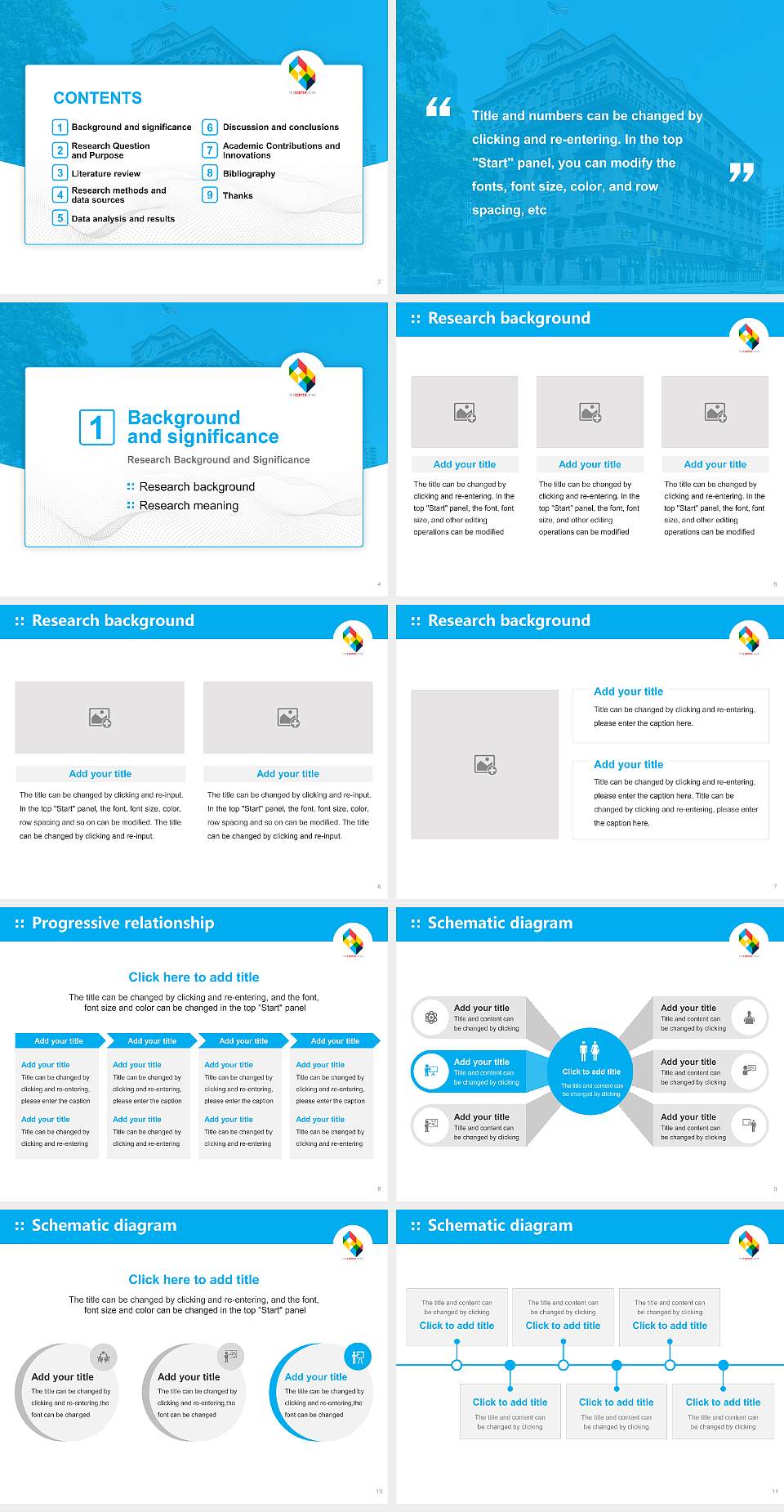 Cooper Union for the Advancement of Science and Art Graduation Thesis Defense PPT Template4:3 ratio PPT effect preview image2