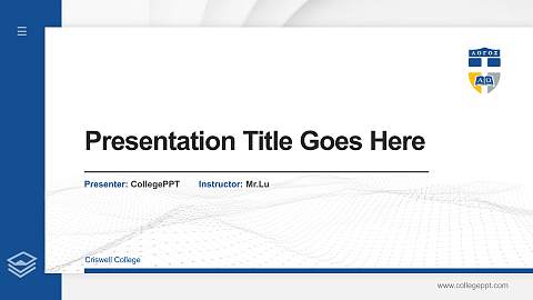 Criswell College Thesis Proposal/Graduation Defense PPT Template