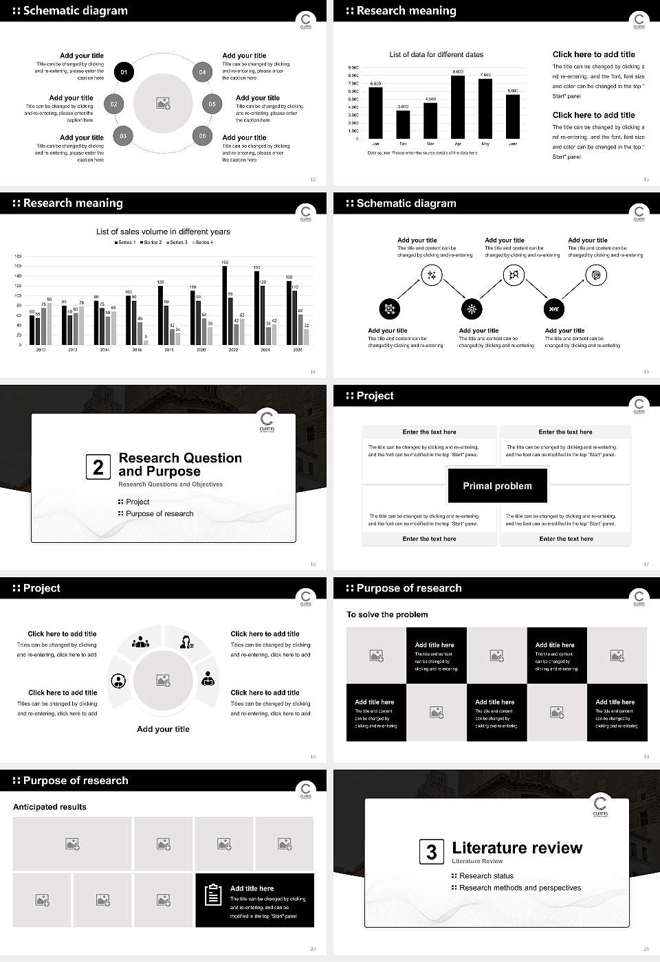 Curtis Institute of Music Graduation Thesis Defense PPT Template16:9 ratio PPT effect preview image3
