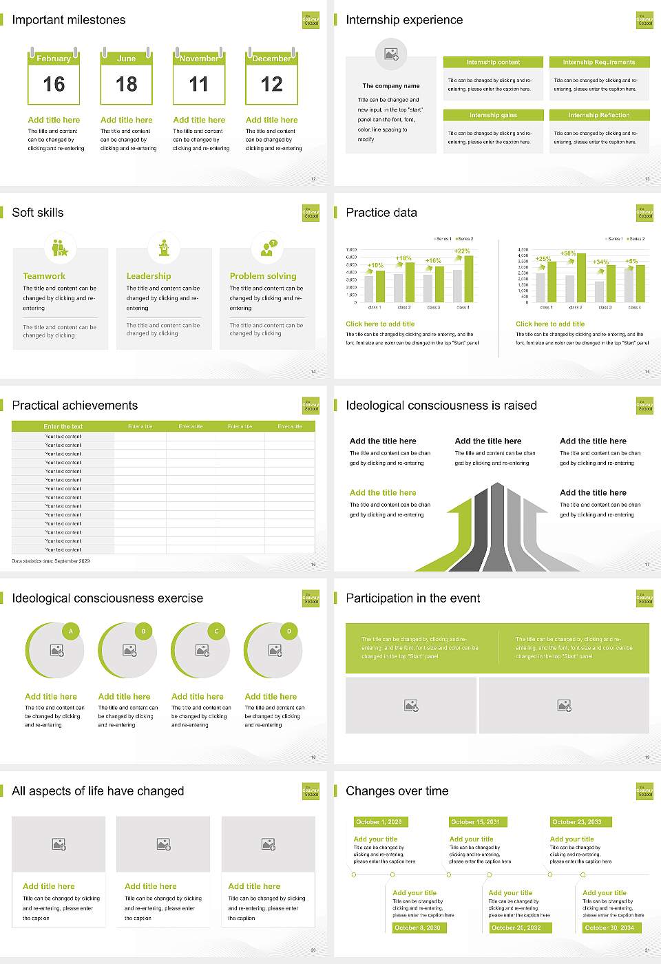 Conway School of Landscape Design National Scholarship Defense PPT Template16:9 ratio PPT effect preview image3