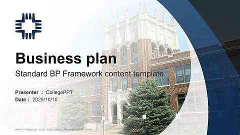 Concordia University-Nebraska Competition/Entrepreneurship Contest PPT Template