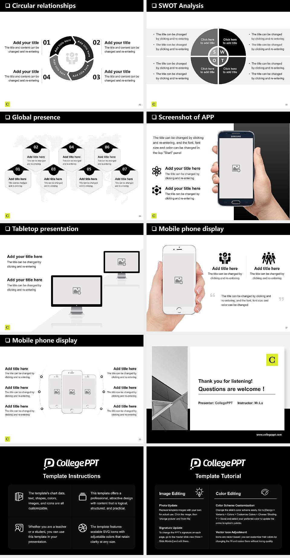 Cuny School of Law General Purpose PPT Template4:3 ratio PPT effect preview image5