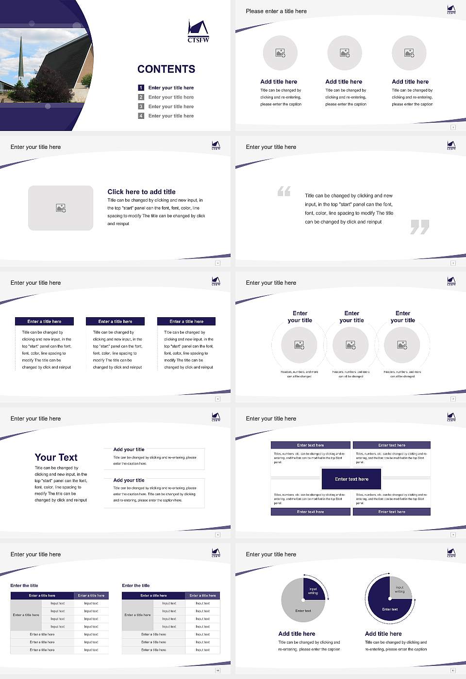 Concordia Theological Seminary Course/Courseware Creation PPT Template16:9 ratio PPT effect preview image2