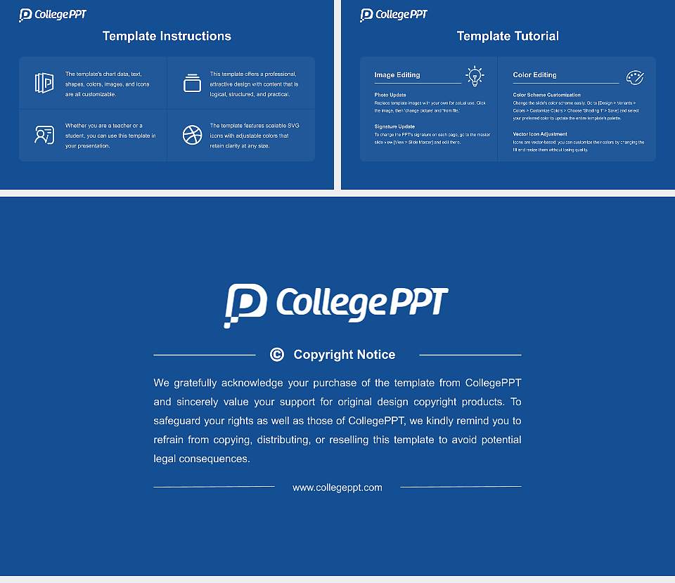 Criswell College Course/Courseware Creation PPT Template16:9 ratio PPT effect preview image5