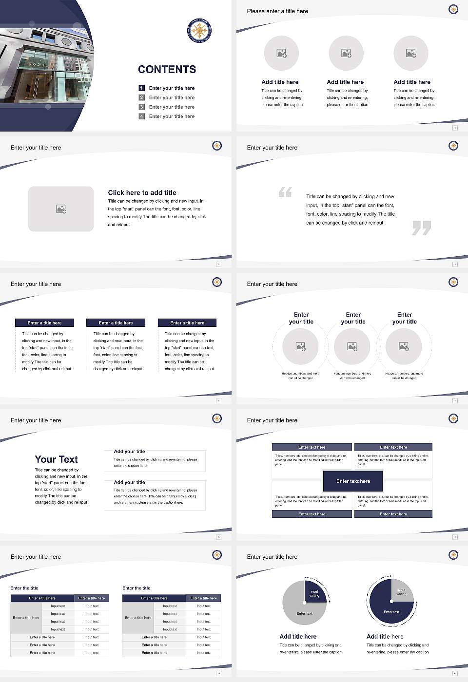 Daniel Morgan Graduate School of National Security Course/Courseware Creation PPT Template16:9 ratio PPT effect preview image2
