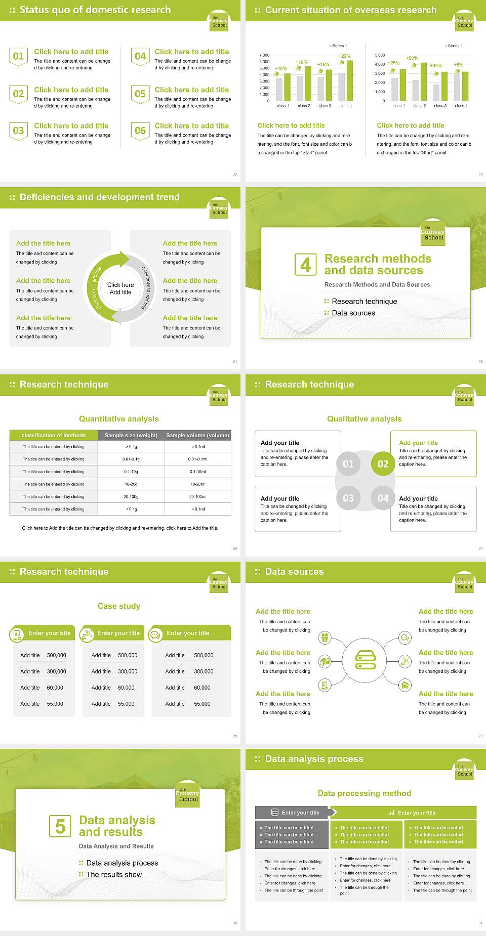 Conway School of Landscape Design Graduation Thesis Defense PPT Template4:3 ratio PPT effect preview image4
