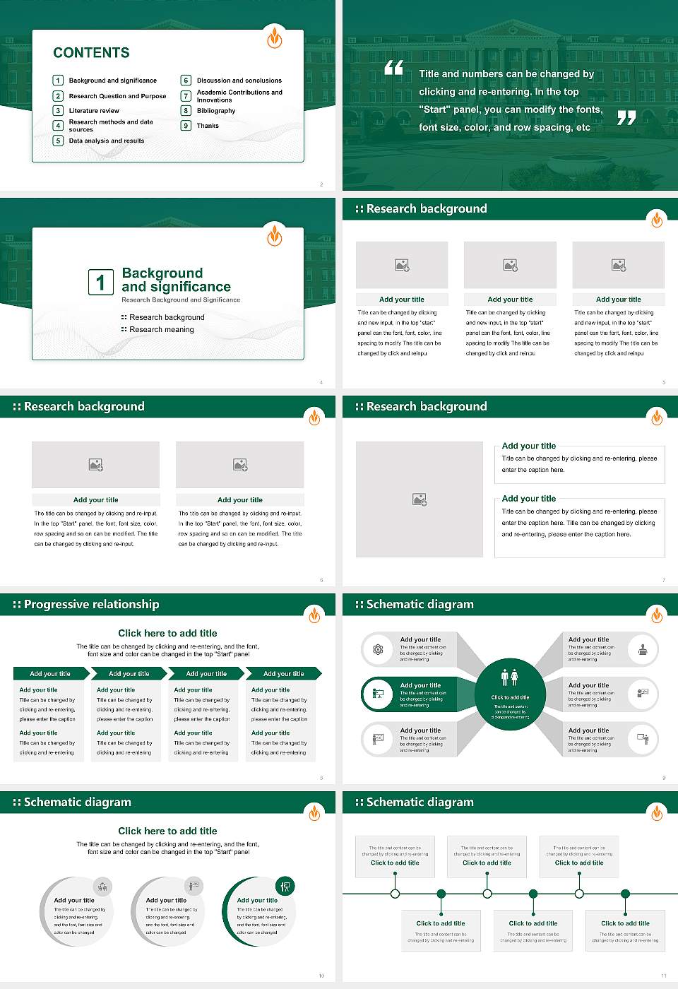 Culinary Institute of America Graduation Thesis Defense PPT Template16:9 ratio PPT effect preview image2