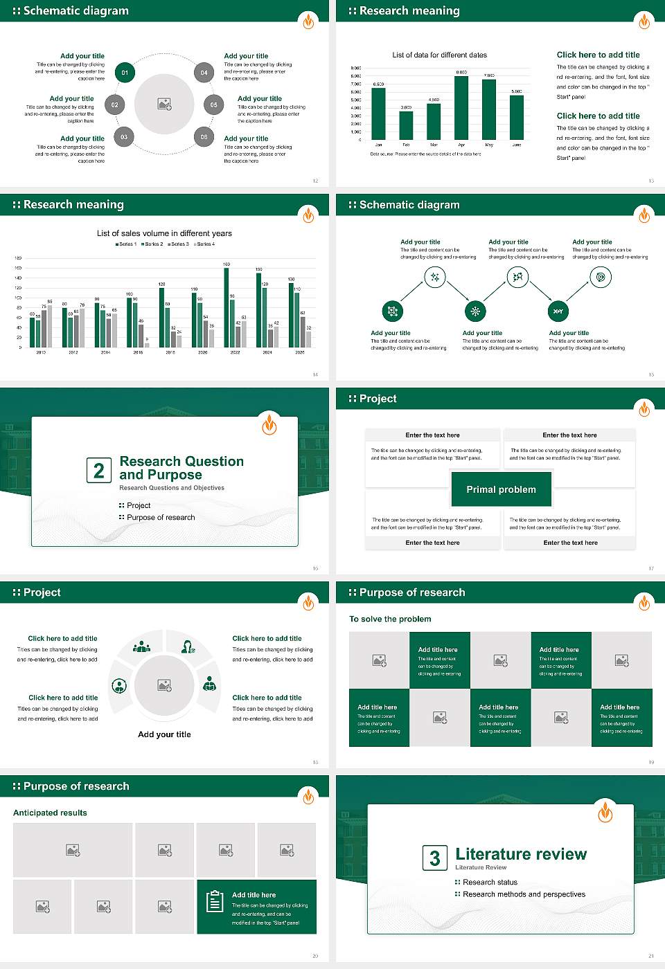 Culinary Institute of America Graduation Thesis Defense PPT Template16:9 ratio PPT effect preview image3