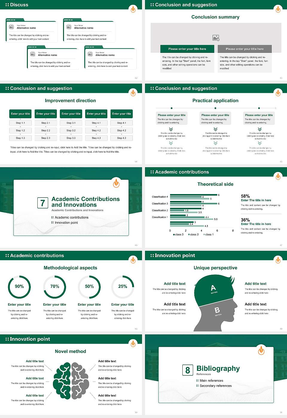 Culinary Institute of America Graduation Thesis Defense PPT Template16:9 ratio PPT effect preview image6