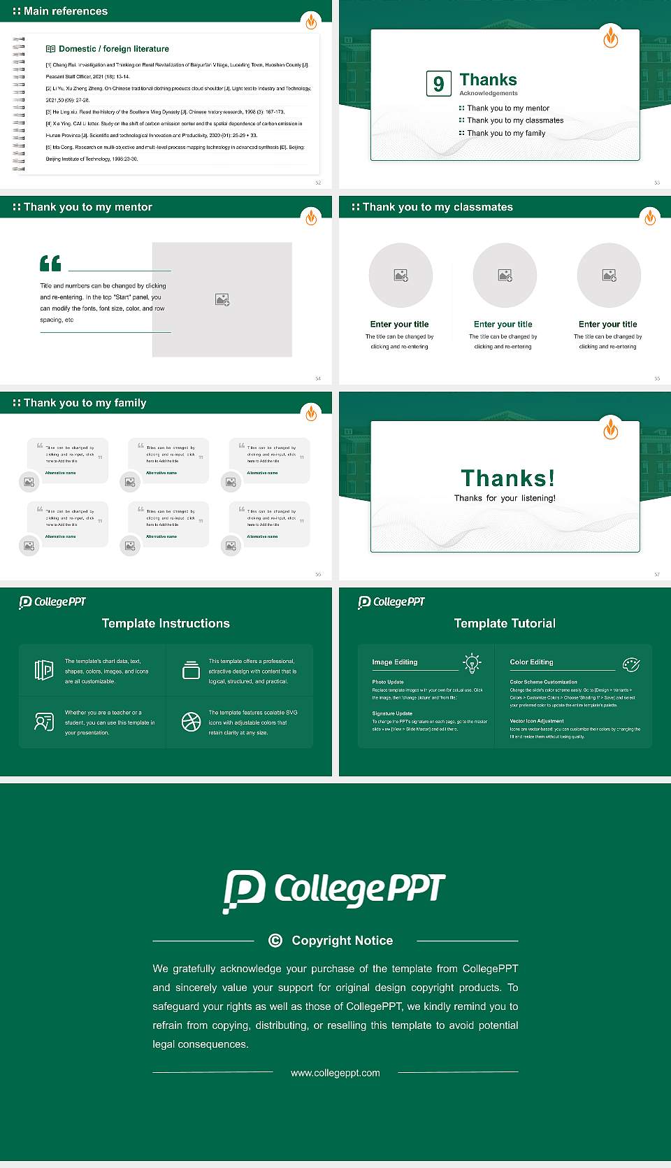 Culinary Institute of America Graduation Thesis Defense PPT Template16:9 ratio PPT effect preview image7