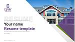 Curry College Resume PPT Template