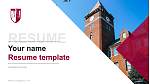 Cumberland University Resume Templat PPT
