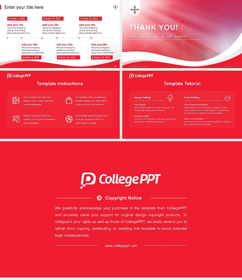 Concordia University-Ann Arbor Lecture Sharing and Networking Event PPT Template16:9 ratio PPT effect preview image4